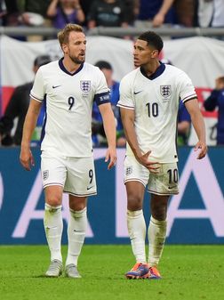 Jude Bellingham, anglický reprezentant, po strelení prvého gólu svojho tímu.  Foto: PA